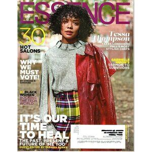 Essence Magazine November 2018 Tessa Thompson, Gabrielle Union, 30 Hot Salons